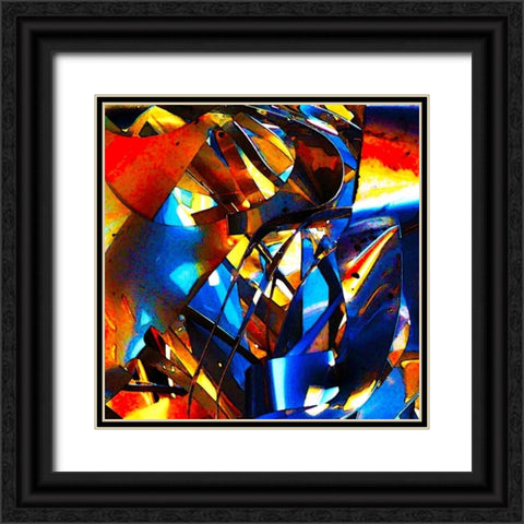 Kama Black Ornate Wood Framed Art Print with Double Matting by Weisman, Gerd