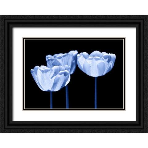 Three of us Black Ornate Wood Framed Art Print with Double Matting by Riedt, Kirsten