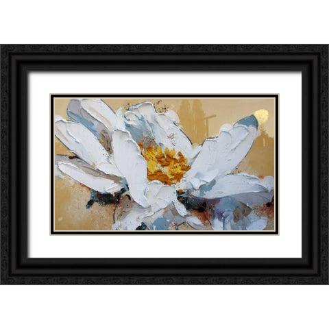 Secco Black Ornate Wood Framed Art Print with Double Matting by Beletti, Nicole