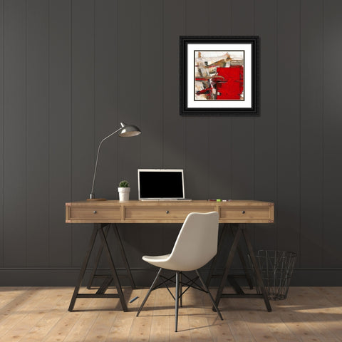 Wenn der Trieb einen Gedanken be Black Ornate Wood Framed Art Print with Double Matting by Mayer, Norbert