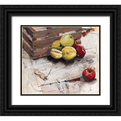 Damit die Sunde erhalten bleibt Black Ornate Wood Framed Art Print with Double Matting by Mayer, Norbert