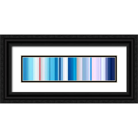 Lichtlinien 884 Black Ornate Wood Framed Art Print with Double Matting by Klipp, Ortwin