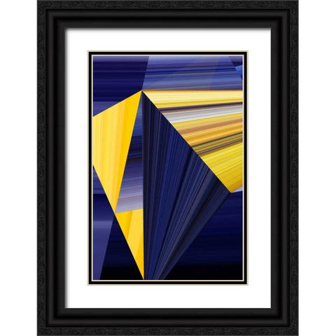 Lichtlinien 363 Black Ornate Wood Framed Art Print with Double Matting by Klipp, Ortwin
