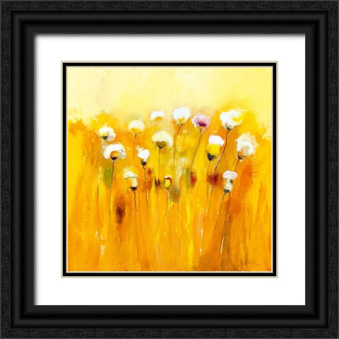 Summerfields I Black Ornate Wood Framed Art Print with Double Matting by Strunk, Anne L.