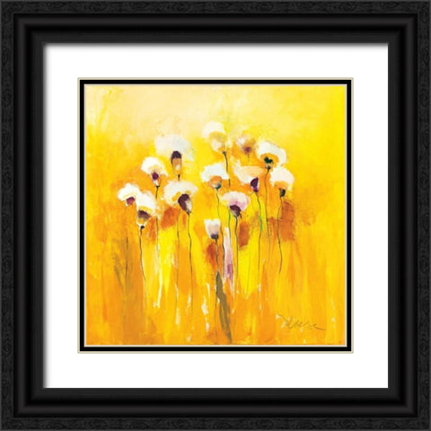 Summerfields III Black Ornate Wood Framed Art Print with Double Matting by Strunk, Anne L.