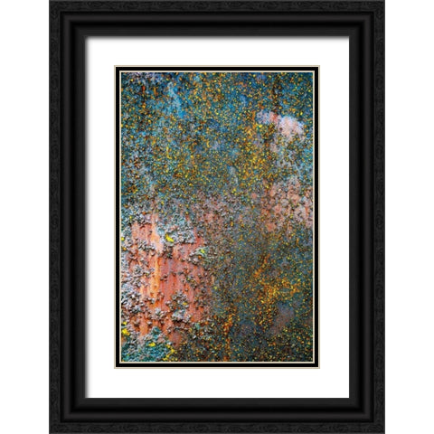 Ships Rust Black Ornate Wood Framed Art Print with Double Matting by Stalowy, John