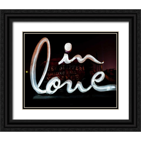 In Love Black Ornate Wood Framed Art Print with Double Matting by Stalowy, John