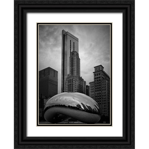 The Bean Black Ornate Wood Framed Art Print with Double Matting by Stalowy, John