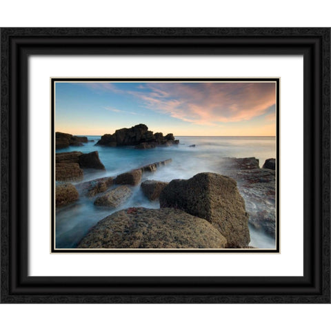 The patxa Black Ornate Wood Framed Art Print with Double Matting by Vera, Urtzi