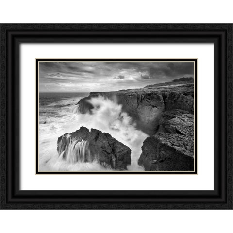 The three Marias Black Ornate Wood Framed Art Print with Double Matting by Vera, Urtzi