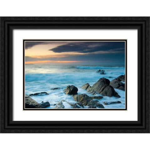 Last brightness Black Ornate Wood Framed Art Print with Double Matting by Vera, Urtzi