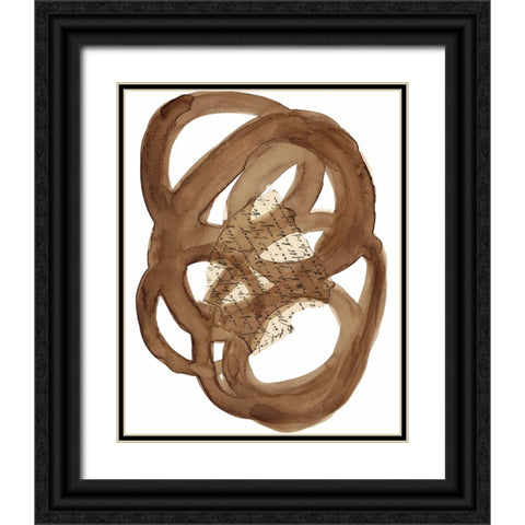 Journey I Black Ornate Wood Framed Art Print with Double Matting by McKenzie, Steve