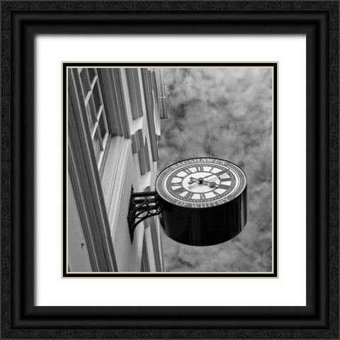 Around Town II Black Ornate Wood Framed Art Print with Double Matting by Henson, Martin