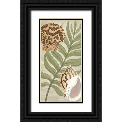 Palm Beach I Black Ornate Wood Framed Art Print with Double Matting by Vess, June Erica