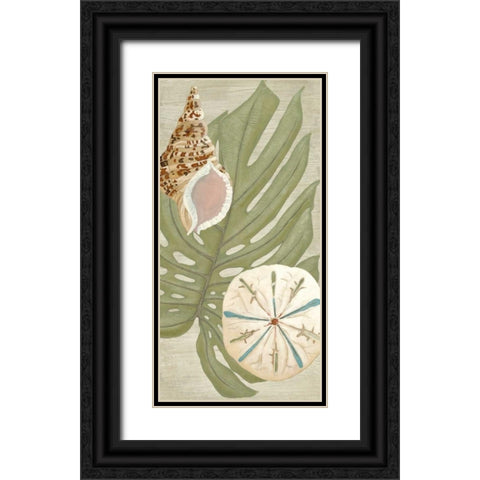 Palm Beach IV Black Ornate Wood Framed Art Print with Double Matting by Vess, June Erica