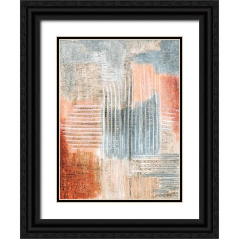 Summer Rust I Black Ornate Wood Framed Art Print with Double Matting by Lam, Vanna