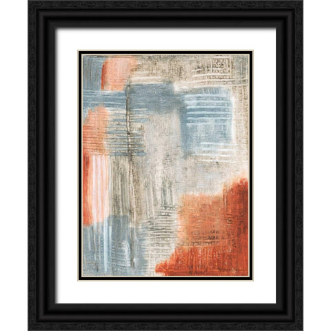 Summer Rust II Black Ornate Wood Framed Art Print with Double Matting by Lam, Vanna