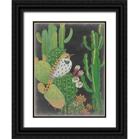 Desert Twilight I Black Ornate Wood Framed Art Print with Double Matting by Zarris, Chariklia