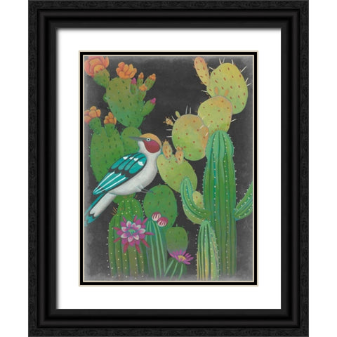 Desert Twilight II Black Ornate Wood Framed Art Print with Double Matting by Zarris, Chariklia