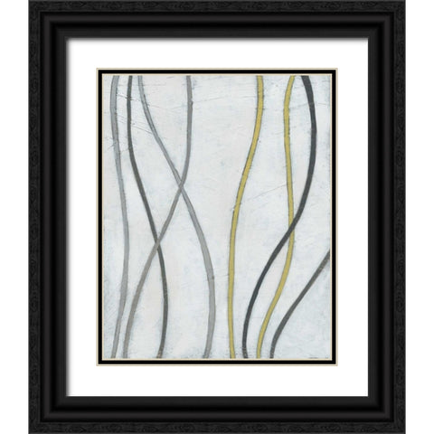 Bob and Weave I Black Ornate Wood Framed Art Print with Double Matting by Vess, June Erica