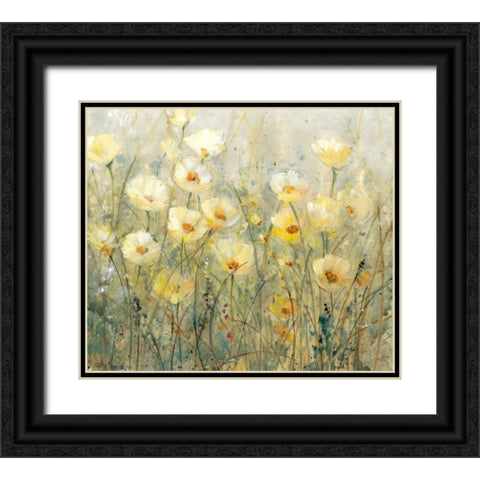 Summer in Bloom I Black Ornate Wood Framed Art Print with Double Matting by OToole, Tim