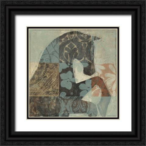 Patterned Horse II Black Ornate Wood Framed Art Print with Double Matting by OToole, Tim