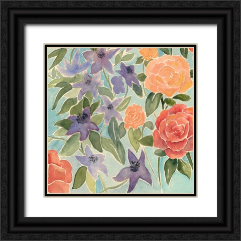Flowers for Lilly III Black Ornate Wood Framed Art Print with Double Matting by Popp, Grace