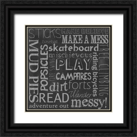 Inspired Youth II Black Ornate Wood Framed Art Print with Double Matting by Popp, Grace