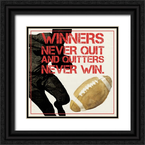 Sports Epigram II Black Ornate Wood Framed Art Print with Double Matting by Popp, Grace