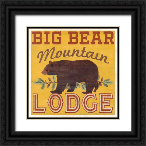 Cabin Life VI Black Ornate Wood Framed Art Print with Double Matting by Vess, June Erica