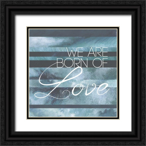 Simply Family IV Black Ornate Wood Framed Art Print with Double Matting by Popp, Grace
