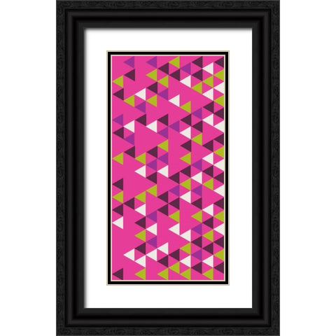 Bunting I Black Ornate Wood Framed Art Print with Double Matting by Ketchum, Nicole