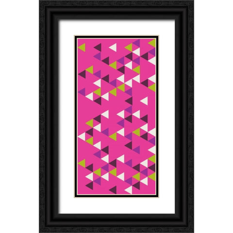 Bunting II Black Ornate Wood Framed Art Print with Double Matting by Ketchum, Nicole