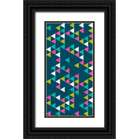 Bunting IV Black Ornate Wood Framed Art Print with Double Matting by Ketchum, Nicole