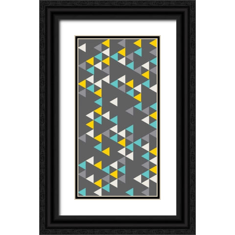 Bunting VI Black Ornate Wood Framed Art Print with Double Matting by Ketchum, Nicole