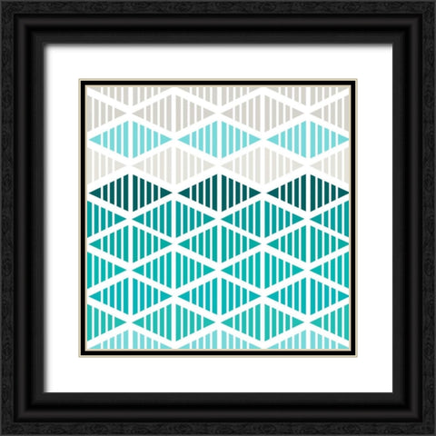 Tribal Arrows I Black Ornate Wood Framed Art Print with Double Matting by Ketchum, Nicole