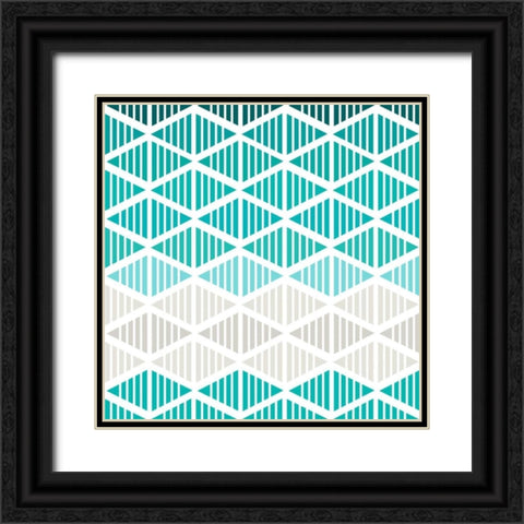 Tribal Arrows II Black Ornate Wood Framed Art Print with Double Matting by Ketchum, Nicole