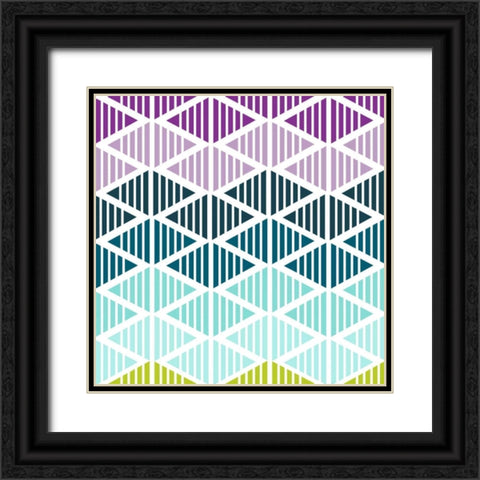 Tribal Arrows IV Black Ornate Wood Framed Art Print with Double Matting by Ketchum, Nicole