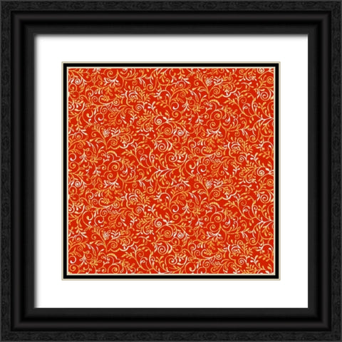 Lirico I Black Ornate Wood Framed Art Print with Double Matting by Hoffman, Katia