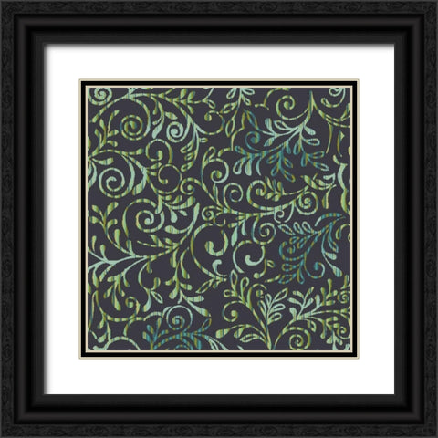 Lirico IV Black Ornate Wood Framed Art Print with Double Matting by Hoffman, Katia