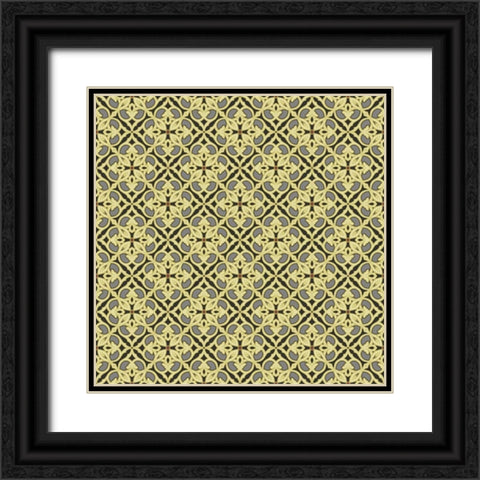 Sheer Romance Foulard II Black Ornate Wood Framed Art Print with Double Matting by Hoffman, Katia