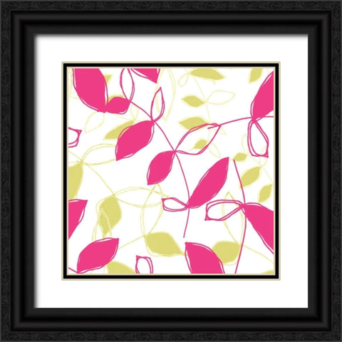 Daisy Chain III Black Ornate Wood Framed Art Print with Double Matting by Benyon, Ali