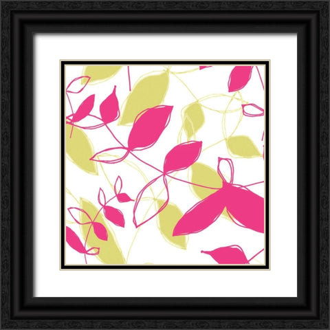 Daisy Chain IV Black Ornate Wood Framed Art Print with Double Matting by Benyon, Ali