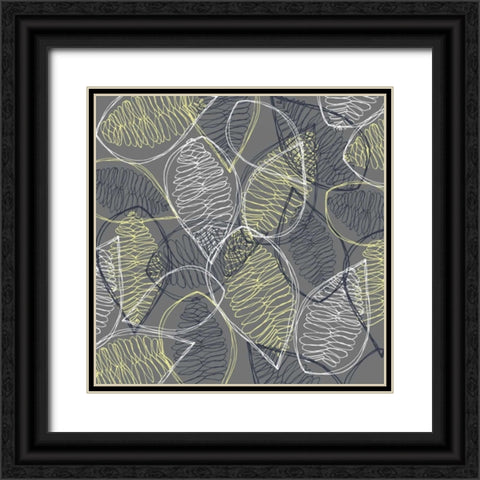 Winters Grey I Black Ornate Wood Framed Art Print with Double Matting by Benyon, Ali