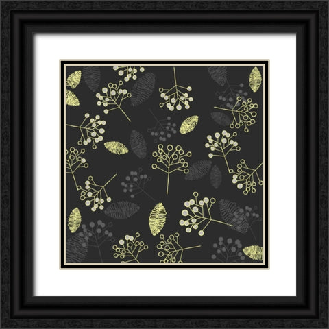 Winters Grey IV Black Ornate Wood Framed Art Print with Double Matting by Benyon, Ali
