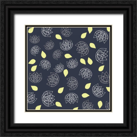 Winters Grey VI Black Ornate Wood Framed Art Print with Double Matting by Benyon, Ali