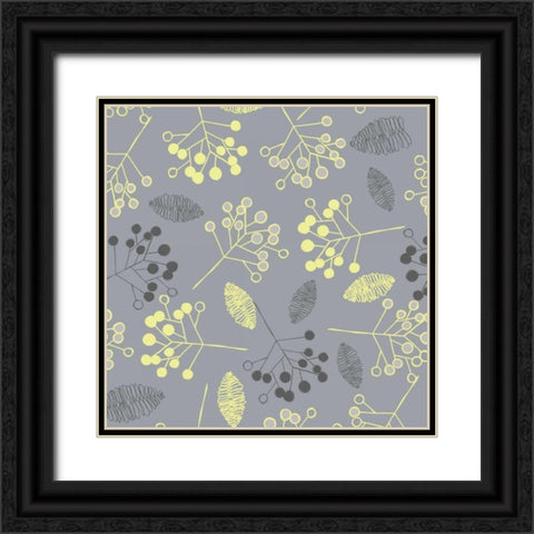 Winters Grey VIII Black Ornate Wood Framed Art Print with Double Matting by Benyon, Ali