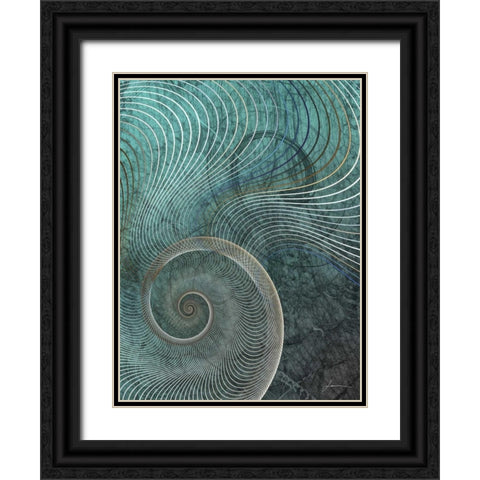 Surround I Black Ornate Wood Framed Art Print with Double Matting by Burghardt, James