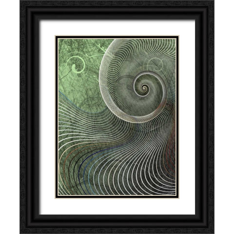 Surround II Black Ornate Wood Framed Art Print with Double Matting by Burghardt, James