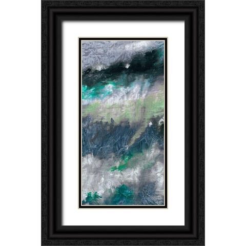 Gravity II Black Ornate Wood Framed Art Print with Double Matting by Butler, John